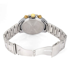 Curren Analog Watch Stainless Steel Band Waterproof Wristwatch with Date Display, 8309 - Black, Gold