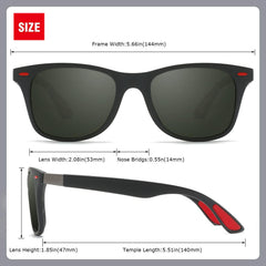 Polarized Sunglasses Mens Womens Cool Fishing Driving Hiking Ultralight Retro Wrap Around Travel sun glasses UV Protection