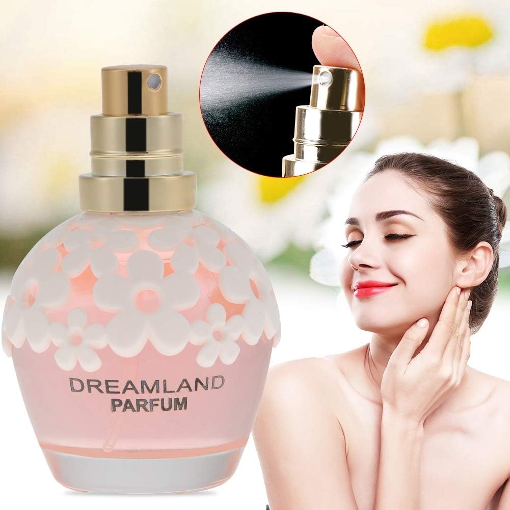 30ml Fantastic Female Original Eau de Toilette Perfume Spray Atomizer Perfume Bottle Flower Fruit Fragrance (Pink)