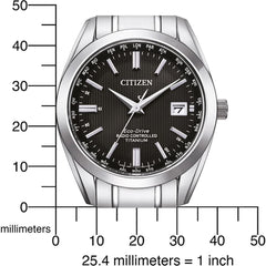 Citizen Mens Analogue Eco-Drive Watch Titanium
