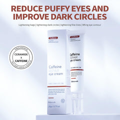DEleventh Korean Brand Caffeine Repair Eye Cream 20g / Anti-wrinkle, Reduces Puffiness and Dark Circles, Hydrates, Firms Delicate Skin and Smoothes Fine Lines for a Refreshed Look
