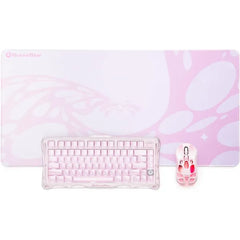GravaStar Mercury K1 Keyboard & M1 Pro Mouse & Mouse Pad - Sakura Pink