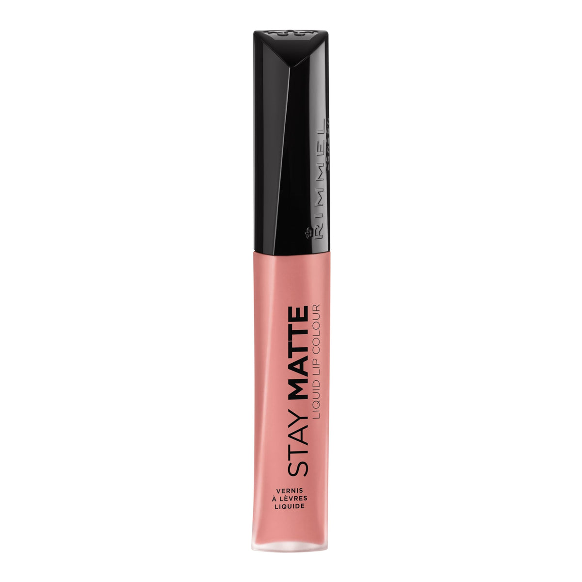 Rimmel London Stay Matte Liquid Lipstick, 12-Hour Waterproof Full Coverage Matte Formula - 707 Raw Kiss, 21 oz