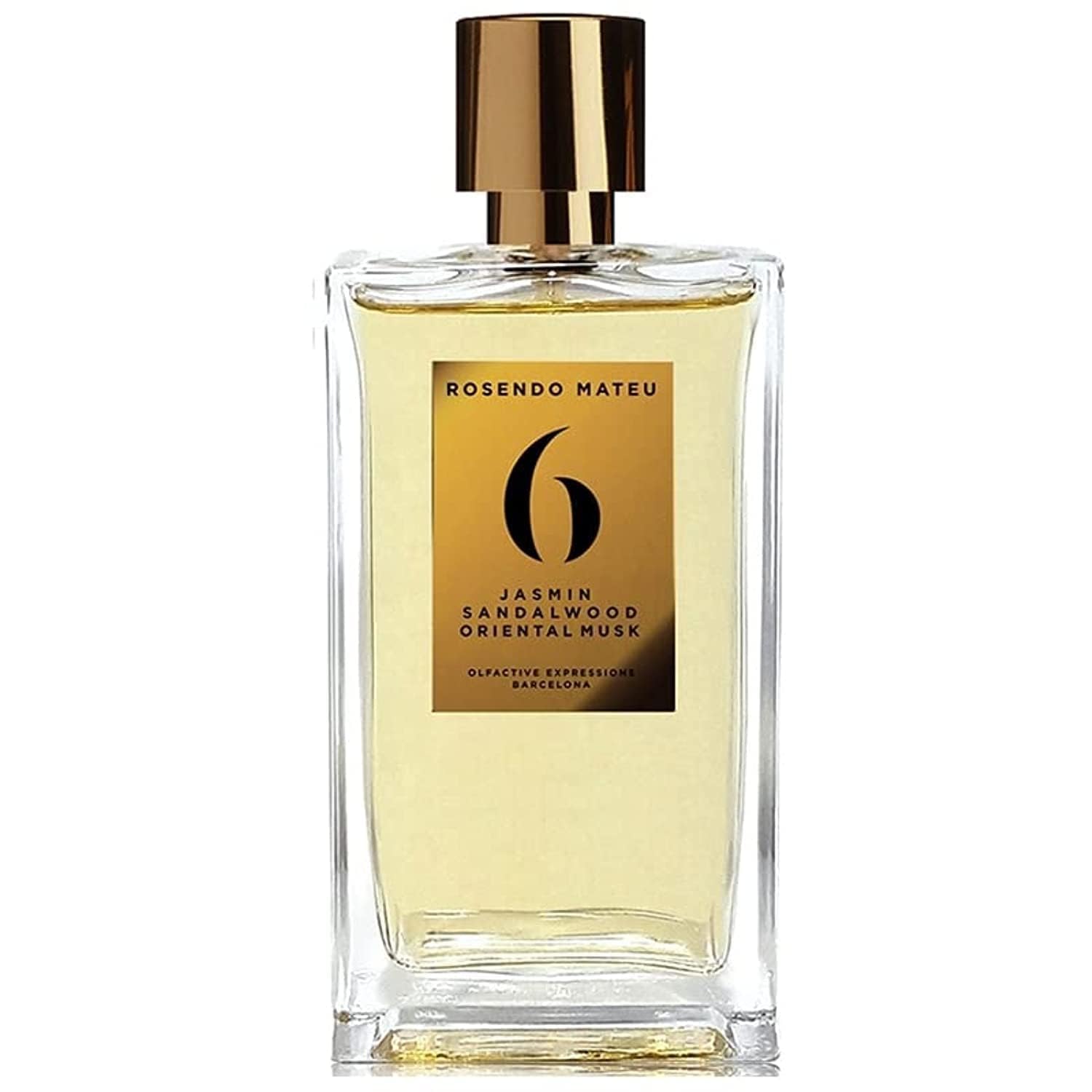 Rosendo Mateu No.6 Jasmin Sandalwood Oriental Musk Unisex Eau de Perfume, 100 ml