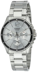 Casio Stainless Steel Analog Watch Silver