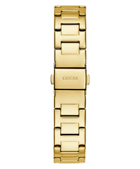 GUESS Women's 32mm Watch - Gold Tone Bracelet Champagne Dial Gold Tone Case
