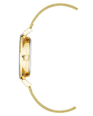 Anne Klein Women's Glitter Accented Mesh Bracelet Watch