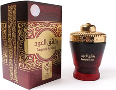 ALMAS PERFUMES Incense Bakhoor Raqayiq Al.Oud - 50G, Oriental Scent, Slow to Burn, Scent Lasts All Day Long
