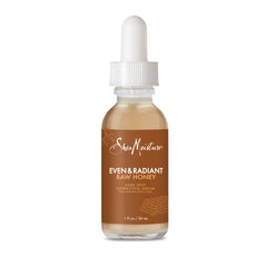 SHEA MOISTURE Even and Radiant Face Serum Skin Care for Uneven Skin Tone Dark Spot Corrector with Raw Honey 1 fl oz