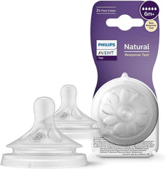 AVENT Philips Natural Teat Fast Flow - 6months+ (Pack Of 2) 4