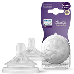 AVENT Philips Natural Teat Fast Flow - 6months+ (Pack Of 2) 4