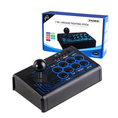 COOLBABY Fight Stick Controller, 7 in 1 Fight Joystick Arcade Game Fighting Joysticks, USB Port, Compatible with Windows, X-box One, PS-4, PS-3, Ninten-do Switch, and Android