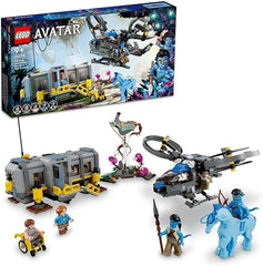 LEGO Avatar Floating Mountains: Site 26 and RDA Samson 75573 Building Blocks Toy Set; Toys for Boys, Girls, and Kids (887 Pieces)