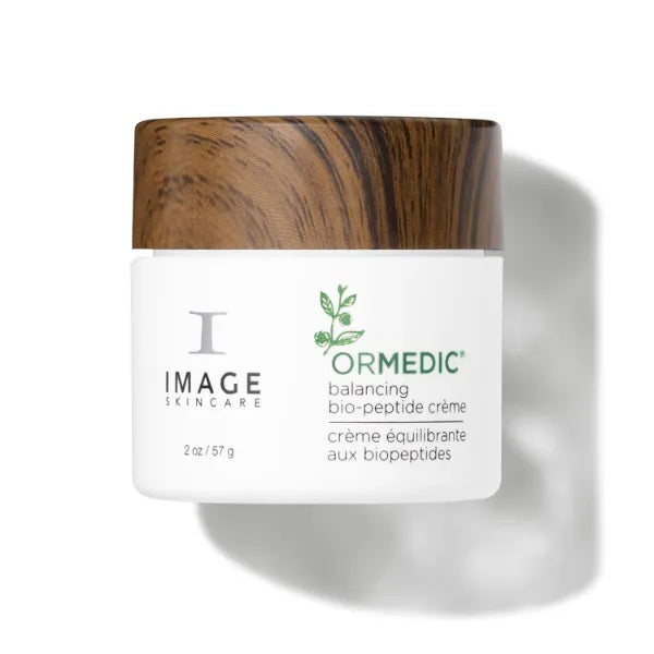 IMAGE Skincare, ORMEDIC Biopeptide Creme, Balancing Face Moisturizer with Shea Butter, Hyaluronic Acid and Organic Plant Oils, 2oz