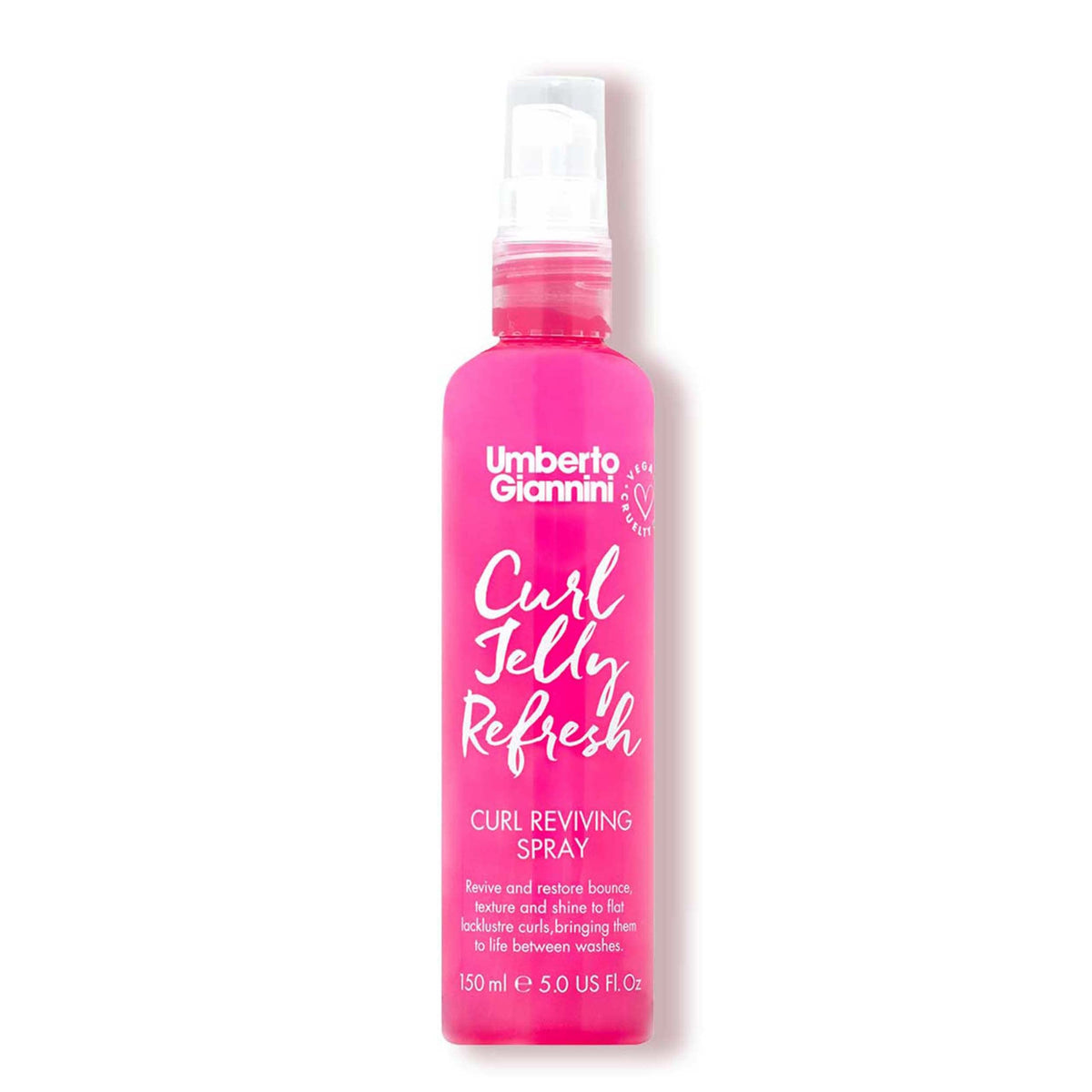 Umberto Giannini Curl Jelly Refresh, Curl Refreshing Styling Spray for Zero Frizz, Defined Curls and Wavy Hair Styling - 150ml