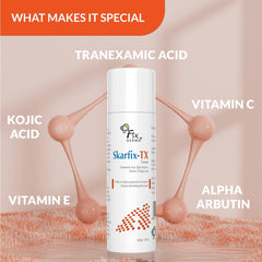 Fixderma Tranexamic Acid + 2% Kojic Acid + 1% Arbutin SKARFIX -TX Face Cream | Pigmentation Removal Cream | Kojic Acid Cream | Uneven Skin Tone - 30 gm