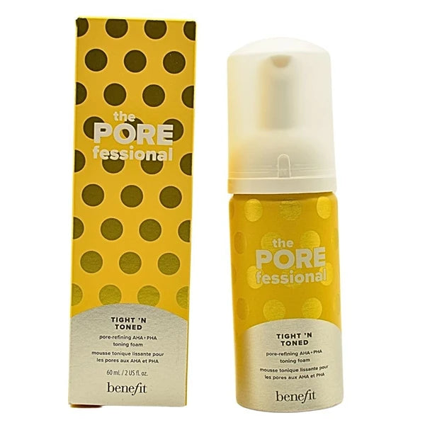 Benefit Cosmetics Mini The POREfessional Tight ’n Toned Pore-Refining AHA+PHA Toner 2 oz / 60 mL