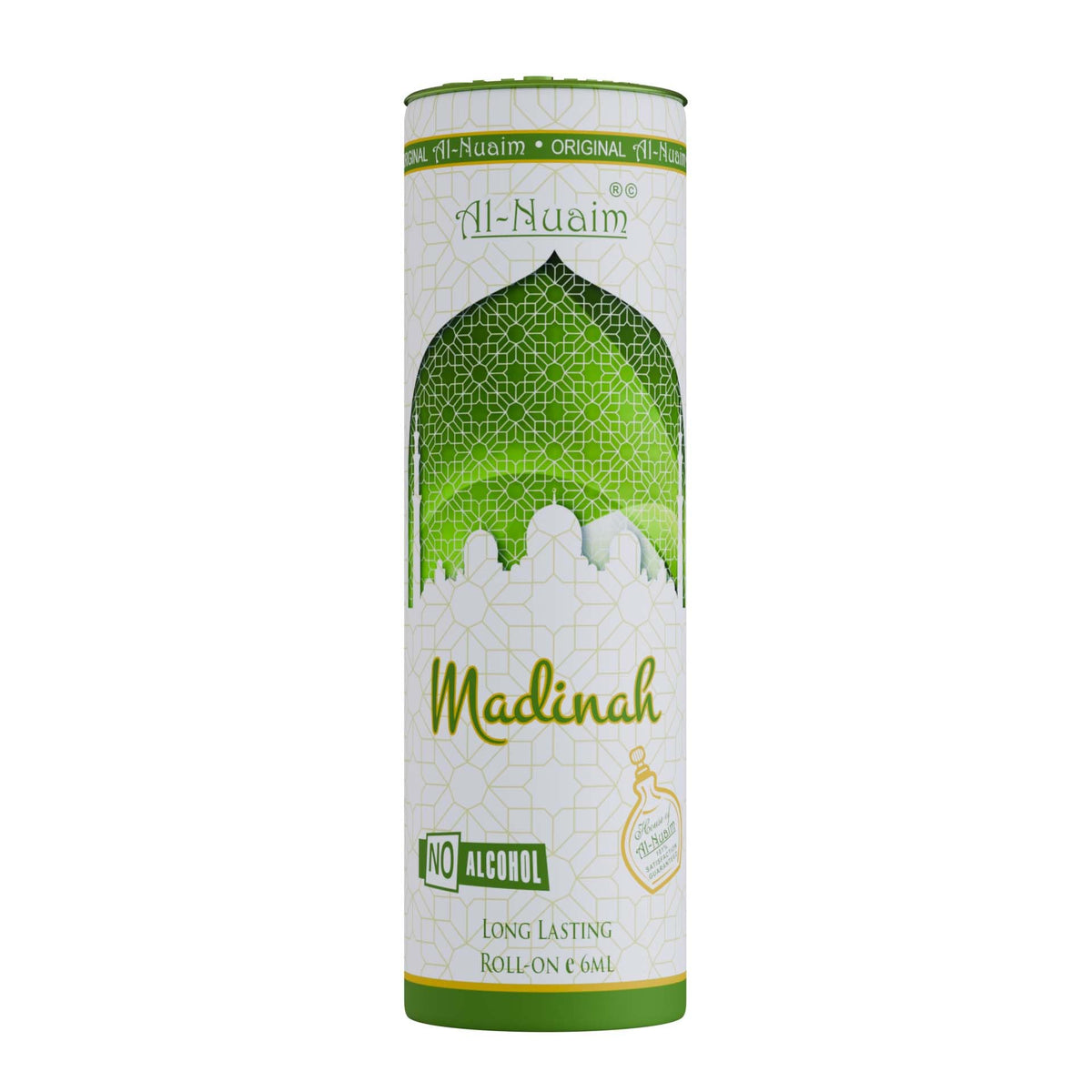 Al-Nuaim Barrel Series Madina Attar Roll On for Men & Women - 6ml | Alcohol Free Fragrance