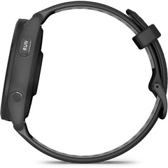 Garmin Forerunner 265 46mm AMOLED GPS Running Smartwatch (010-02810-00) - Black Bezel Case Black / Powder Gray