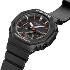 Casio G-Shock Analog-Digital World Time Watch - Black / Gold