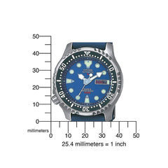 Citizen Men's Analogue Automatic Watch with a Rubber Band Promaster Marine