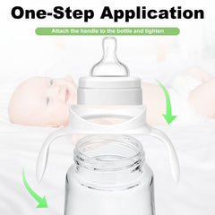 BOXOB 4pcs Baby Bottle Holders for Philips Avent Anti Colic Bottles, Ergonomic Baby Bottle Holders Accessories for Philips Avent Bottles, Let Baby Be Independing