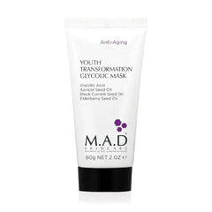 M.A.D Skincare Anti-Aging Youth Transformation Glycolic Mask 2 oz