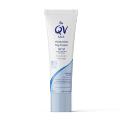 QV Face Moisturising Cream SPF 30 – Daily Hydrating & Sun Protection Face Lotion for Sensitive Skin – Lightweight Non‑Greasy SPF Moisturiser, 75g