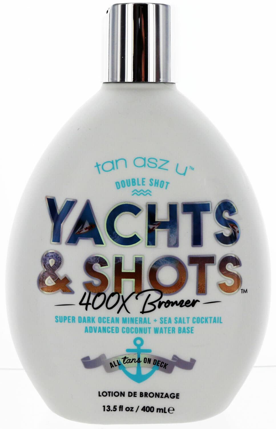 Yachts & Shots 400X Double Shot Bronzer Super Dark Ocean Mineral & Sea Salt Cocktail 399ml