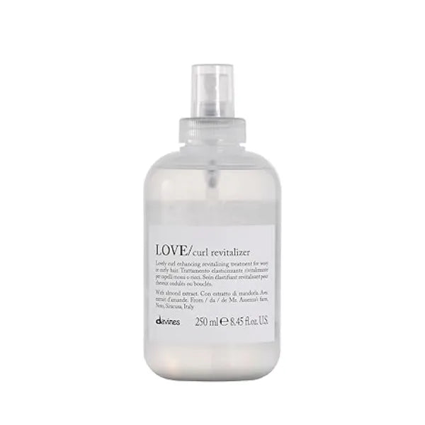 Davines LOVE Curl Revitalizer, Elasticizing Refresh Spray for Wavy and Curly Hair Strong Anti Frizz Control to Boost Vitality & Elasticity Between Shampoos with Almond Extract, 8.45 Fl Oz