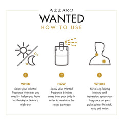 Azzaro Wanted Tonic Eau de Toilette — Mens Cologne — Woody, Aquatic, & Spicy Fragrance, 1.7 Fl Oz