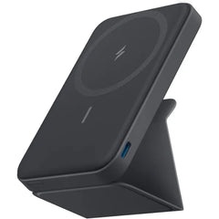 Anker 622 Magnetic Wireless Portable Charger (MagGo) A1614011 – 5,000mAh MagSafe Power Bank with Foldable Stand, USB-C Fast Charging – Black