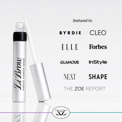 LiBrow Purified Eyebrow Physician-Formulated Serum for Fuller & Thicker Looking Eyebrows Eye Makeup Natural_Eyebrow Enhancer Safe for_Sensitive Skin 3-Months Supply (3ml)