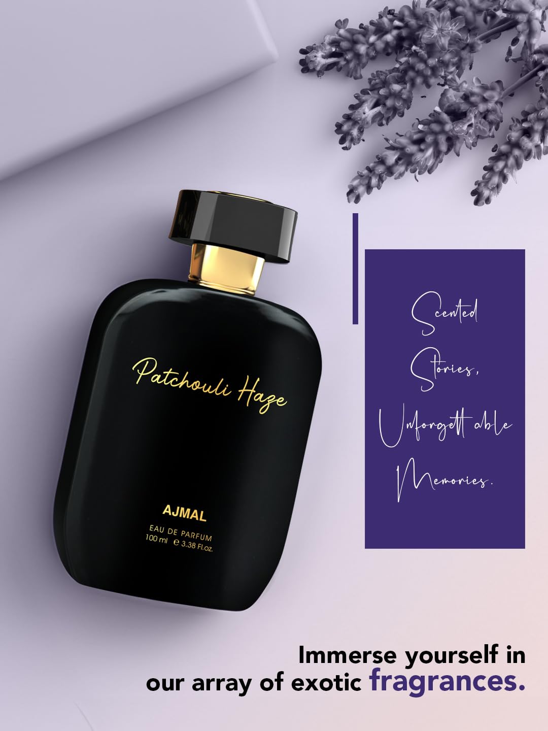 Ajmal ARTISAN - PATCHOULI HAZE Long lasting Fragrance, Handpicked Luxury Perfume for Men & Women 100ml.