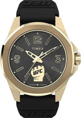 Timex Men's Analogue Quartz Watch with Rubber Strap TW2W73600, Black, strap