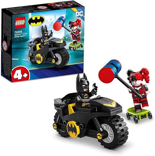 LEGO DC Batman versus Harley Quinn 76220 Building Blocks Toy Car Set; Toys for Boys, Girls, and Kids (42 Pieces)