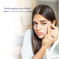 Blue Nectar Plum Face Serum for Acne Prone Skin and Acne Marks | Oil Free Anti Acne Serum for Oily Skin | Pore Minimizing Serum for Bumpy Texture (8, Herbs 30ml)