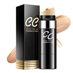 KASTWAVE CC Cream Foundation Full Coverage, Color Correcting Cream, Air Cushion CC Foundation Stick, Concealer Full Coverage, Natural Glowy Makeup, Cover Blemishes & Redness, Lightweight, Waterproof