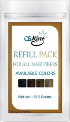 Osking Hair Building Fibers Refill Pack 31.5 Grams (Hair Loss Concealer) (31.5g,Black)