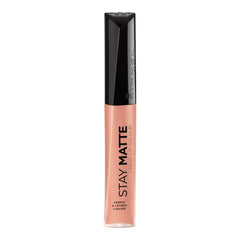 Rimmel London Stay Matte Liquid Lip Color with Full Coverage Kiss-Proof Waterproof Matte Lipstick Formula that Lasts 12 Hours - 703 Vanilla Lovin, .21oz