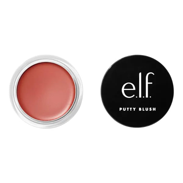 e.l.f. Putty Blush, Creamy & High-Pigment Formula For A Natural Glow, Delivers A Semi-Matte & Powder Finish, Vegan & Cruelty-Free, Bali