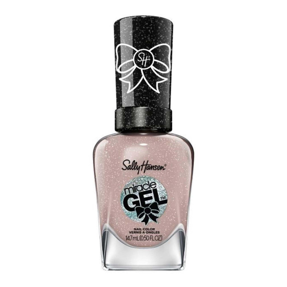 Sally Hansen Miracle Gel Nail Polish At-home gel manicure, 902, Living in the Presents - 14.7m