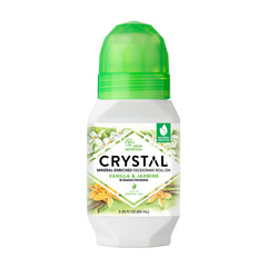 Crystal Essence Mineral Deodorant Roll-On, Vanilla Jasmine, 2.25 fl oz