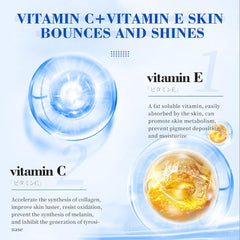 L'ANGOLO VitaminC&E Compound Facial Cream 30g, with Avocado Extract and VitaminB5, Anti-Aging, Improve Skin Tone and Moisturizing, Reduce Free Radicals, Improve Skin Luster