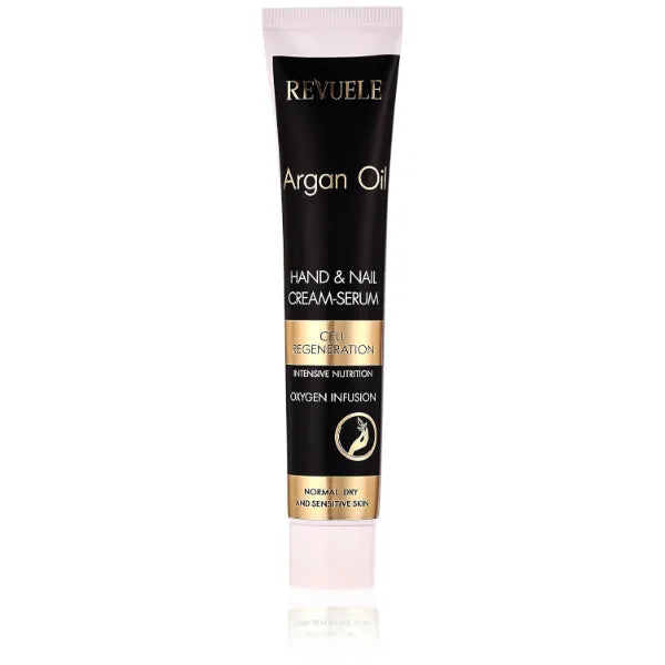 REVUELE ARGAN OIL Hand & Nail Cream-Serum Cell Regeneratoin Oxygen Infusion, 50ml