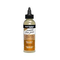 Aunt Jackie's Braid + Twist Collection Scratch Free Zone Itch & Tension Treatment Serum Relieve Dry, Itchy Scalp with Witch Hazel, Biotin, and Honey 4 fl oz