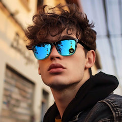 KANASTAL Polarized Sunglasses for Women, Classic Square Mens Sun Glasses, Lightweight Shades for Womens Outdoor 100% UV400 Protection Driving Fishing Golf Outdoor Activities