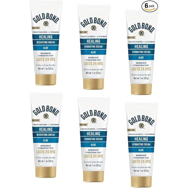 Gold Bond Ultimate Healing Skin Therapy Lotion Aloe Travel Size 1 Oz (Pack of 6)