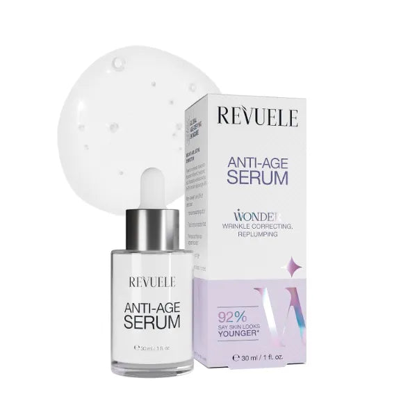 REVUELE Wonder Anti-Age Serum, Hydrating Face Serum with Vitamin C, Niacinamide & Peptides 1 fl.oz