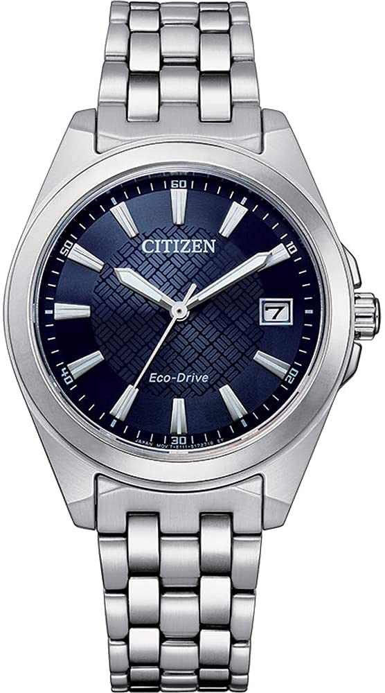 Citizen Womens Analogue Eco-Drive Watch with Stainless Steel Band